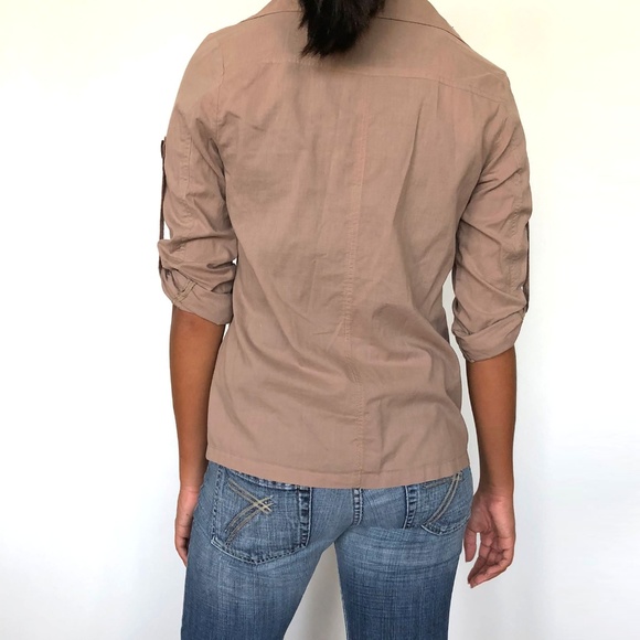 LOVESTITCH - Rolled Sleeve Shirt Jacket - Picture 3 of 5